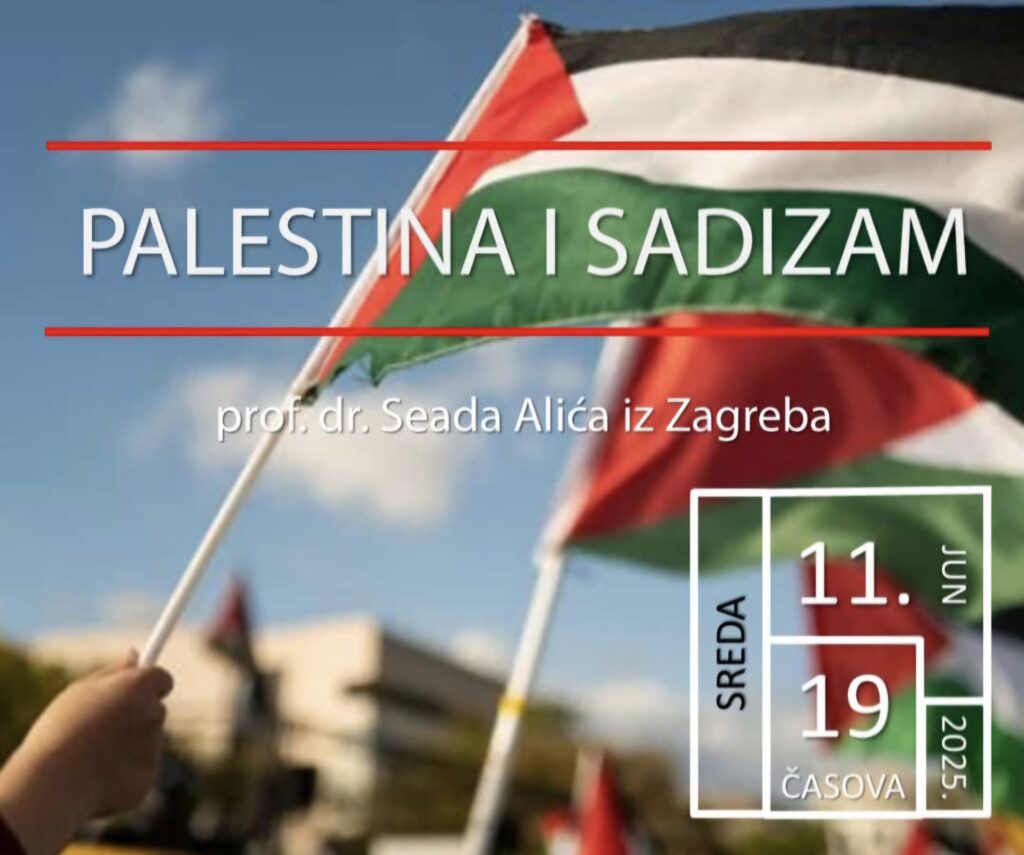 Večeras promocija knjige “Palestina i sadizam”